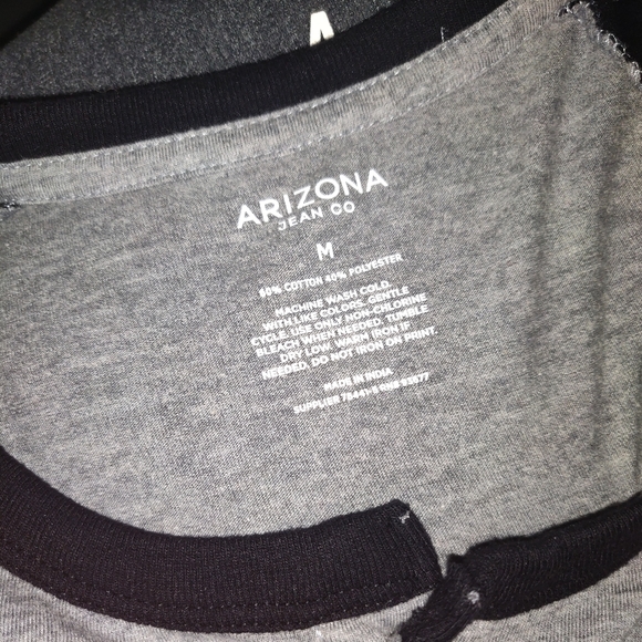 Arizona Jean Co. Black and grey long sleeve Tee - Picture 3 of 3